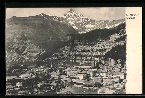 AK Saint-Maurice, Vue panoramique