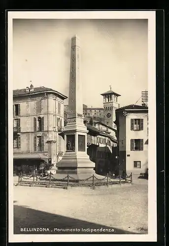 AK Bellinzona, Monumento Indipendenza