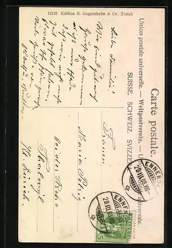 AK Glarus, Burg, Totalansichten