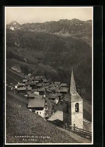AK Chandolin, Panorama e l`Eglise