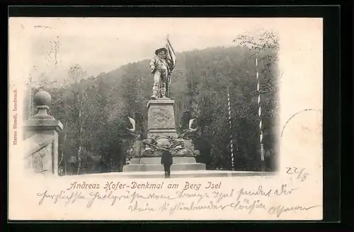 AK Innsbruck, Andreas Hofer-Denkmal am Berg Isel