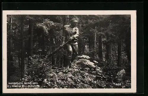 AK Innsbruck, Berg Isel, Eiserne Blumenteufel, Kriegshilfe