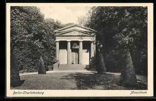 AK Berlin-Charlottenburg, Mausoleum, Aussenansicht