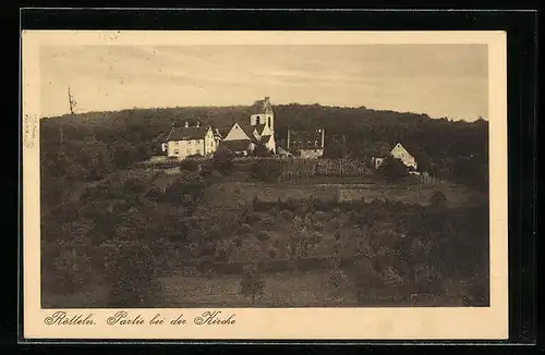 AK Rötteln, Partie bei der Kirche