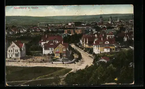 AK Naumburg a. S., Totale aus der Vogelschau