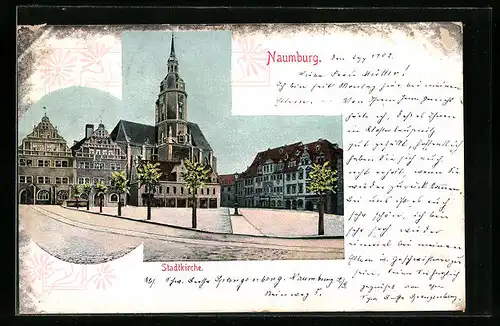 AK Naumburg a. S., an der Stadtkirche