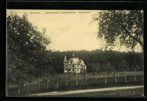 AK Rohrbrunn / Spessart, Jagdschloss Luitpoldshöhe
