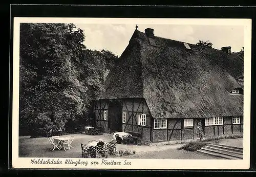 AK Klingberg am Pönitzer See, Gasthaus Waldschänke