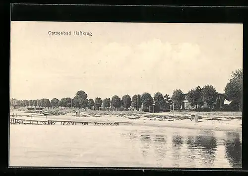 AK Haffkrug / Ostseebad, Strandpanorama