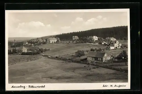 AK Masserberg / Thür., Blick auf das Villenviertel