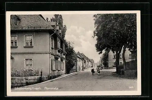 AK Scheibenberg, Kinder auf der Pfarrstrasse