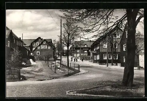 AK Frauenwald / Thür., Blick zur Nordstrasse