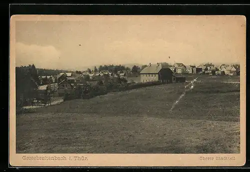AK Grossbreitenbach i. Th., Oberer Stadtteil