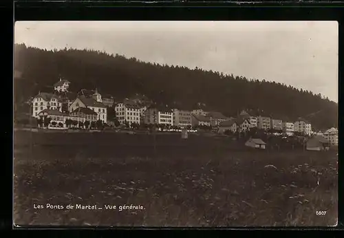 AK Les Ponts de Martel, Vue générale