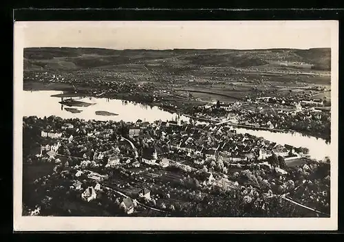 AK Stein a. Rh., Totale von der Burg Hohenklingen aus gesehen