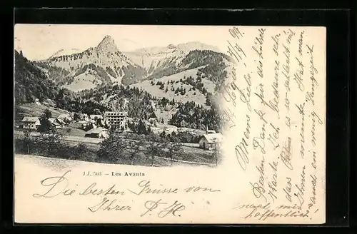 AK Les Avants, Totalansicht