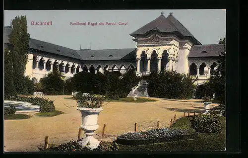 AK Bucuresti, Pavillonul Regal din Parcul Carol