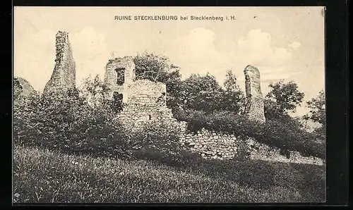 AK Stecklenberg i. H., an der Ruine Stecklenburg