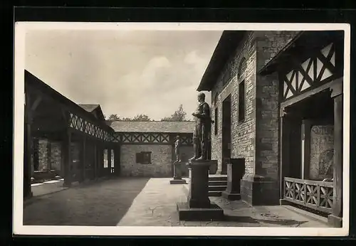 AK Bad Homburg vor der Höhe, Kastell Saalburg, Im Praetorium