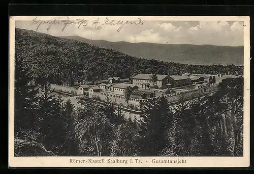 AK Bad Homburg vor der Höhe, Kastell Saalburg, Gesamtansicht