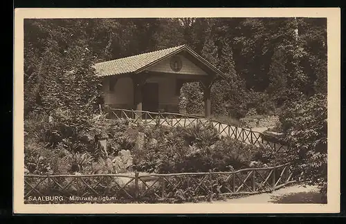 AK Bad Homburg vor der Höhe, Kastell Saalburg, am Mithrasheiligtum