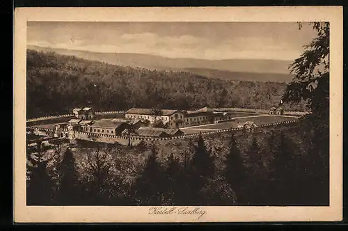 AK Bad Homburg vor der Höhe, Kastell Saalburg, Generalansicht