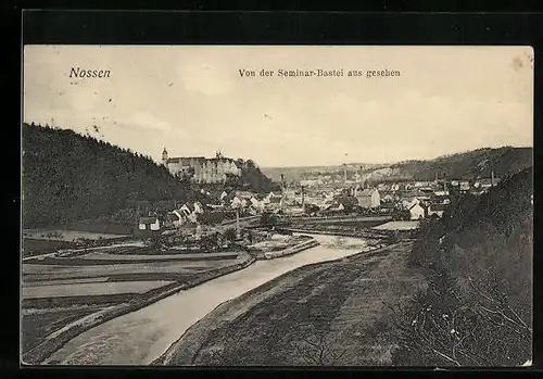 AK Nossen, Ortstotale von der Seminar-Bastei aus gesehen