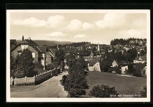 AK Oberhof im Thür. Wald, Generalansicht der Stadt