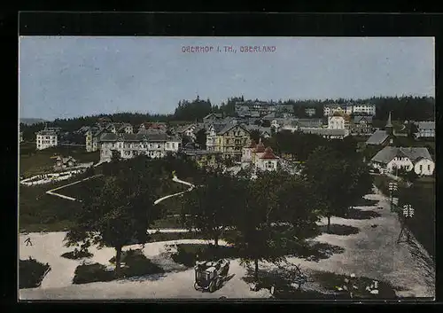 AK Oberhof i. Thür., Blick auf die Villen im Oberland