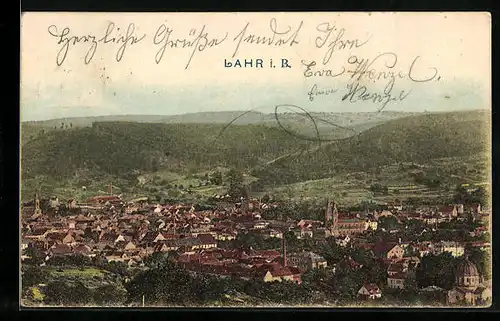 AK Lahr i. B., Generalansicht der Stadt