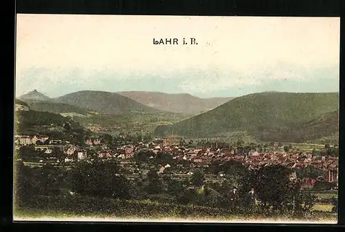 AK Lahr i. B., Stadtpanorama