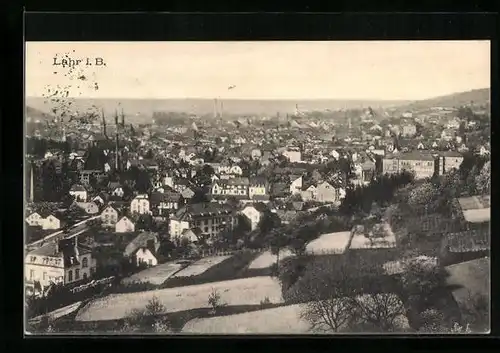 AK Lahr i. B., Blick über die Dächer der gesamten Stadt