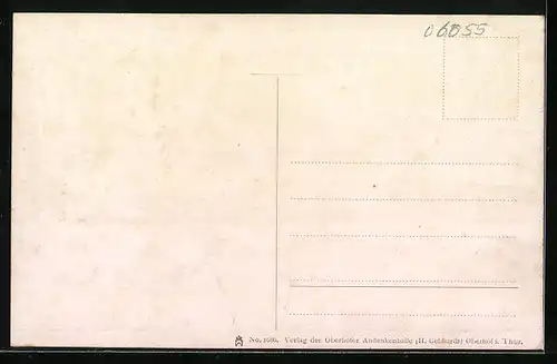 Künstler-AK Oberhof i. Thür., Kutsche vor der Unteren Schweizerhütte