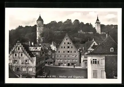 AK Biberach a. d. Riss, Weisser und Gigelturm