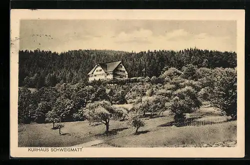 AK Schopfheim, das Kurhaus Schweigmatt