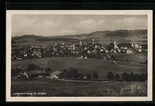 AK Isny im Allgäu, Generalansicht der Stadt