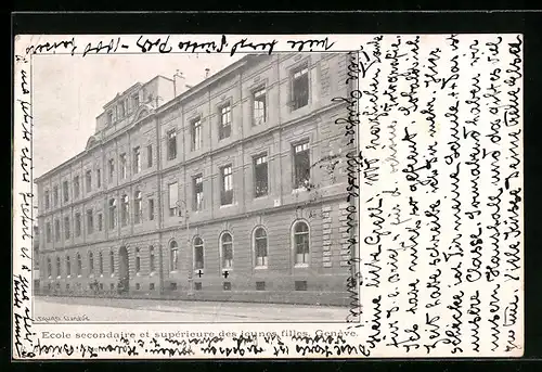 AK Genève, Ecole secundaire et supéreure des jeunes filles