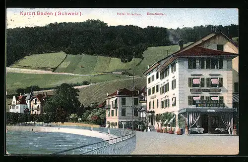 AK Baden, Hotel Hirschen, Ennetbaden