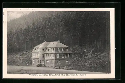 AK Brilon-Wald (Sauerland), Heilstätte Johannes-Stift, Haus I