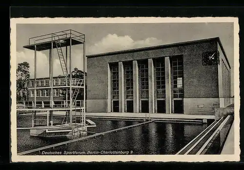 AK Berlin-Charlottenburg, deutsches Sportforum