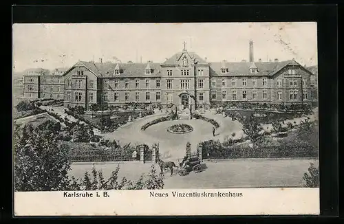 AK Karlsruhe i. B., neues Vinzentiuskrankenhaus