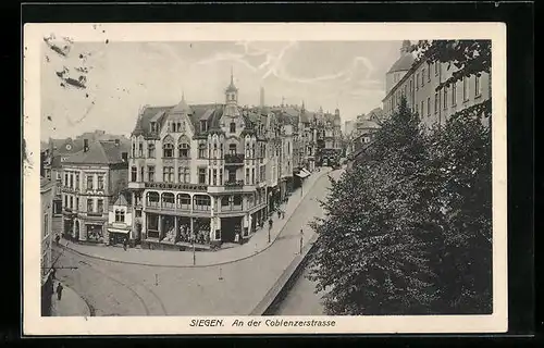 AK Siegen, an der Coblenzerstrasse