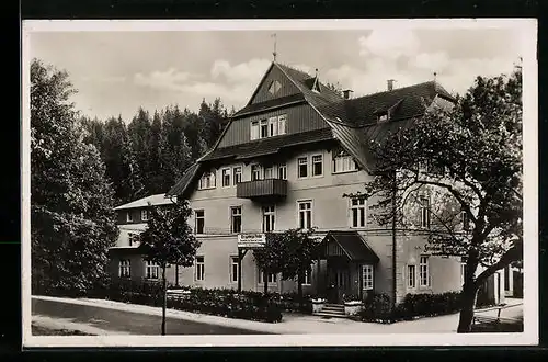 AK Waldbärenburg-Kipsdorf, Erzgebirgs-Heim der Ferienheime für Handel u. Industrie