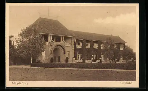 AK Magdeburg, Gebäude der Rennbahn