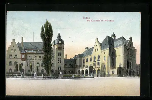 AK Jena, Lesehalle mit Volkshaus