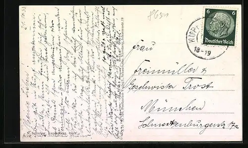 AK Kupferberg /Ofr., Teilansicht aus der Vogelschau