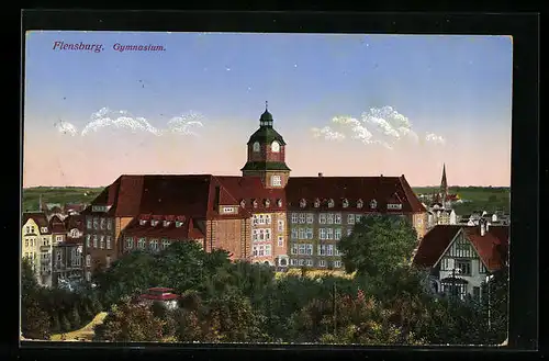 AK Flensburg, Blick zum Gymnasium