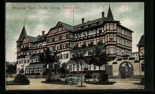 AK Oberhof /Thür. Wald, Herzogliches Schlosshotel
