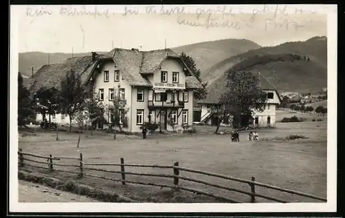 AK Bernau-Innerlehen, Gasthof und Pension zum Rössle