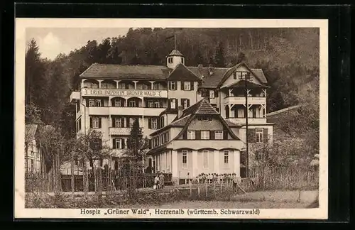 AK Herrenalb /Württ., Christliches Hospiz Grüner Wald